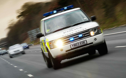 Traffic Offences Image of a Police vehicle